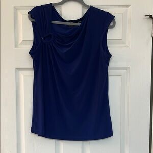 Elegant Royal Blue Sleeveless Top